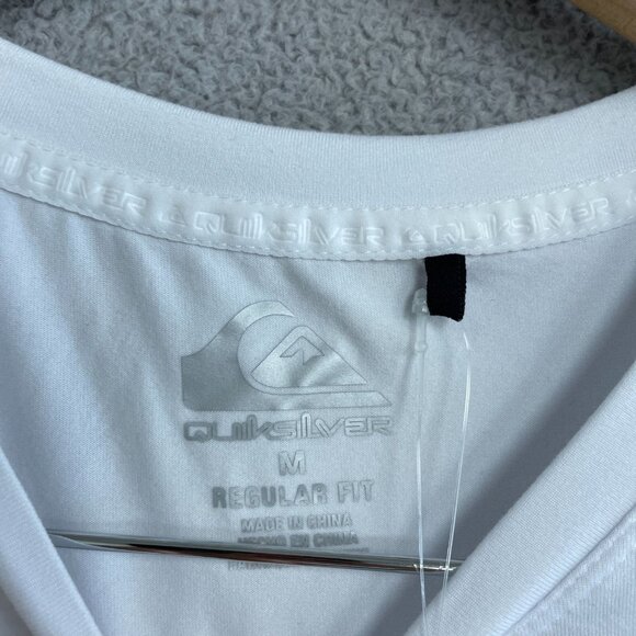 Quiksilver Men's M White T-Shirt Regular Fit Innovate The Future Logo n1013 - Picture 6 of 10